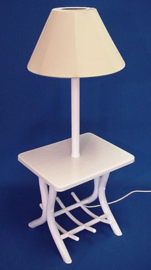 Magazine Rack Lamp Model 103 - Bone color